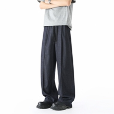 抖音得物！现货男士冰丝仿牛仔休闲裤XZ617B--K485-特批38，男装休闲裤，星座617B