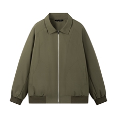 秋季新款宽松衬衫领夹克男纯色上衣外套DSA157B-JK7924-特P45，男装夹克，电商A157B
