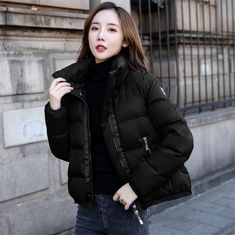 轻薄短款羽绒服女新款冬季时尚宽松小个子鸭绒加厚外套夹克,女装羽绒服,韩蔻秀