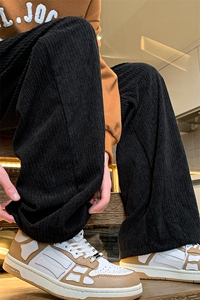 8XL-M 秋款特大码胖子运动裤灯芯绒卫裤男9028P45控58图片