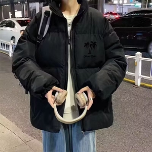 棉服男款冬季美式立领时尚棉服加厚棉衣外套短款面包服TT1000 P62图片