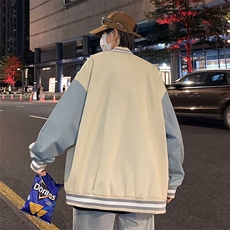 欧美街头棒球服外套男韩版潮流宽松休闲潮牌炸街夹克JK437-P48，男装夹克，星座1008-1