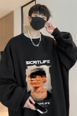 半高领毛衣男士大码针织衫男毛线衣男M18213-P45加绒款-P65，男装针织衫/毛衣，电商A040