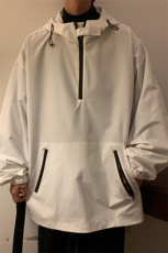 JK8010/P55春装新款现货暖色调港风冲锋衣男宽松夹克个性外套男潮，男装夹克，电商A141