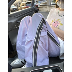 XZ612-K784-P55控79夏季伞兵裤运动街舞休闲裤织带速干阔腿裤，男装休闲裤，星座612