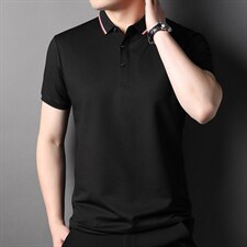 男式2023年夏季新款T恤衫男短袖翻领休闲polo体恤上衣爆，男装T恤，电商B212（原钱塘6029）