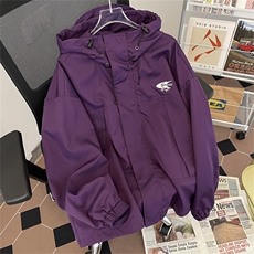F225-P632024春季新款潮牌连帽冲锋衣美式机能工装夹克男现货，男装夹克，星座512-6