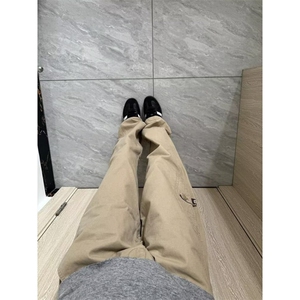 1506-1/KA491/P43美式工装裤男复古宽松阔腿设计感多口袋显瘦男女图片