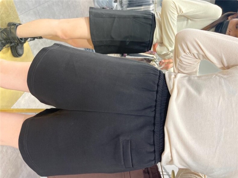 卫衣空气短裤黑色咖啡色MLXL，女装卫衣/绒衫，欧诗尚