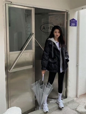 假两件短款衣，女装棉衣/棉服，里奈(1F)