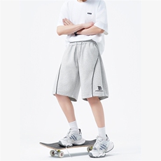 ！卫裤短裤男夏2025新款潮牌中裤高级感815A-DK20-P38控59，男装休闲裤，星座815A