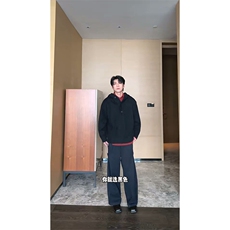 重磅秋冬装北极绒开衫毛衣美式复古休闲慵懒风针织衫加厚连帽外套，男装针织衫/毛衣，电商A486-1