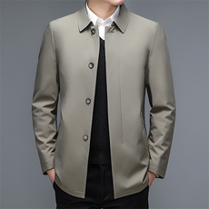 BEYR22988钱塘2020-2中年男士商务休闲冬季厚款翻领羽绒服P175，男装羽绒服，钱塘207-2