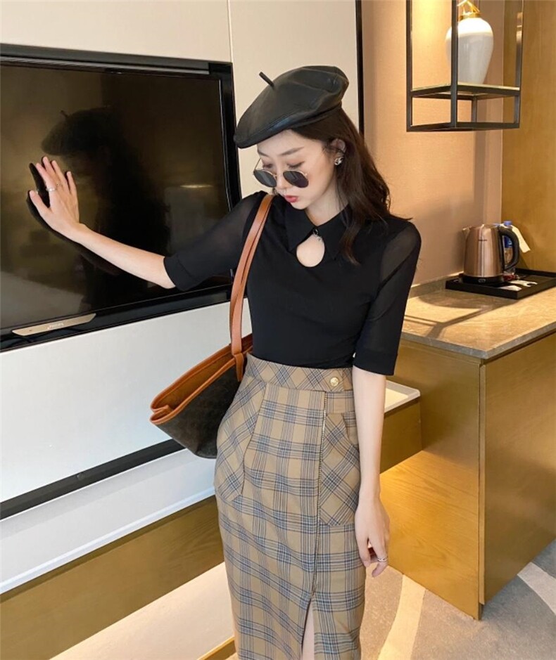 经典小格子?跑量小衫，其它，蘑菇扣