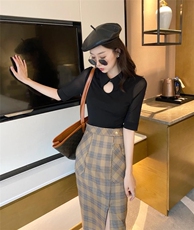 经典小格子?跑量小衫，其它，蘑菇扣