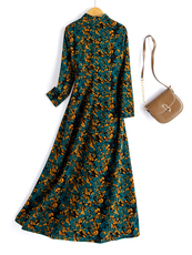 水衣源659款针织提花气质旗袍长裙（面料弹性好，可作打底），女装汉服/婚纱/旗袍/礼服，水衣源