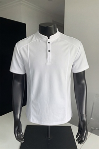 主推款夏季POLO衫正肩拼接男装短袖T恤大码休闲夏装上衣S430-特28图片