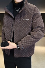标50绒店主风2025新款男士印花立领羽绒服9819-P215(控券后298)，男装羽绒服，电商B338