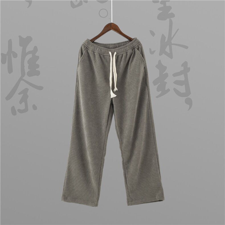 2022新款休闲男裤子男潮直筒宽松男裤秋冬长裤男K999P33,男装休闲裤,星座1115-1