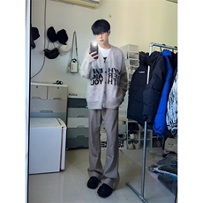 【有货】秋冬高级感慵懒风开衫毛衣男美式针织外套MY452CC-特P58，男装针织衫/毛衣，星座1007（原301D）