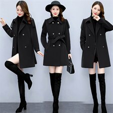 2021新款冬装毛呢外套韩版显瘦A版大衣外套冷淡风大衣，女装毛呢外套，众宇琦