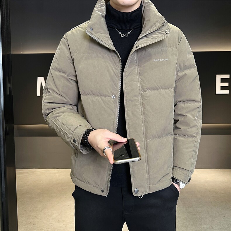 标50绒立领男士羽绒服冬季2025新款加厚外套A313-2632-P215,男装羽绒服,电商A313