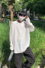 特P35无差价新款秋季设计感百搭潮流长袖T恤-HX10170港风，男装T恤，电商A003