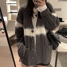 渐变大开衫，其它，XTZ style