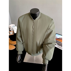 加棉加厚男士棉服冬季棒球领棉袄飞行服棉衣潮流A266-MY8016-P75，男装棉衣，电商A266