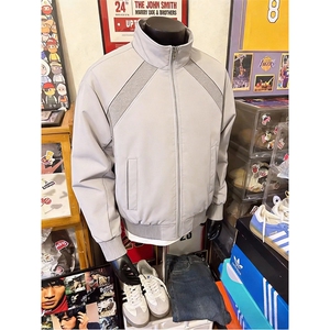 高品质春装新款老钱风美式高街解构立领棒球服飞行夹克潮休闲外套图片