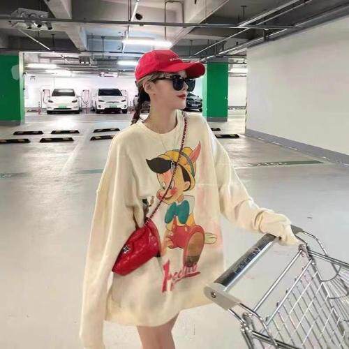 2021秋新款潮牌同款卫衣,女装卫衣/绒衫,炫女孩