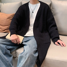 中长款男毛衣开衫加厚针织衫大衣风衣宽松披风外套ks05-p85，男装针织衫/毛衣，星座1212