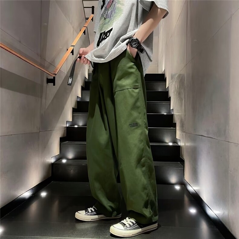 男秋季新款港风纯棉工装休闲裤K2963P36,男装休闲裤,星座1116-2