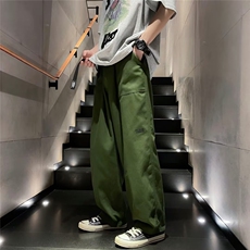 男秋季新款港风纯棉工装休闲裤K2963P36，男装休闲裤，星座1116-2