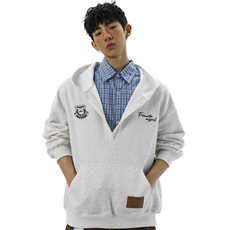 无影墙美式大V领设计大码S-XL连帽潮流休闲卫衣男WY78069P65控108，男装卫衣，星座227-7