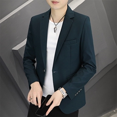 新款春秋帅气休闲韩版时尚潮流修身男士小西服外套-P90，男装西服，星座613B