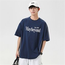 DX215P45港风情侣短袖冰感速干百搭休闲潮流宽松T恤男，男装T恤，星座1204