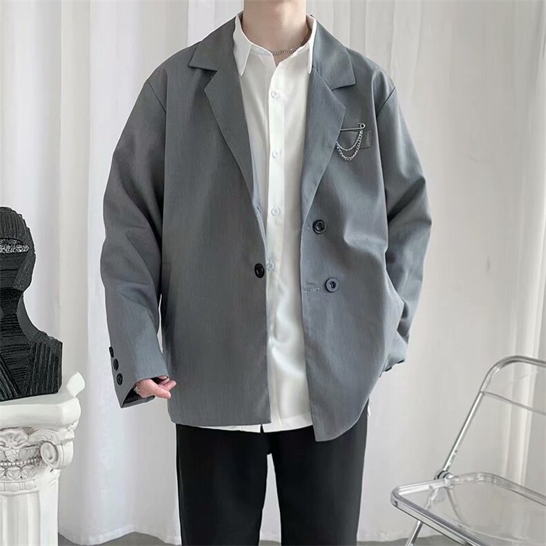 男士休闲胸针西装外套XZ04P46，男装西服，星座1116-2