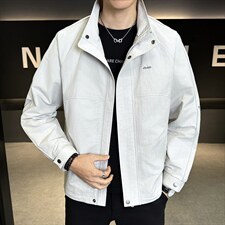 店主风新款夹克外套男春秋休闲百搭时尚立领男士夹克N217-P72，男装夹克，星座310B-3