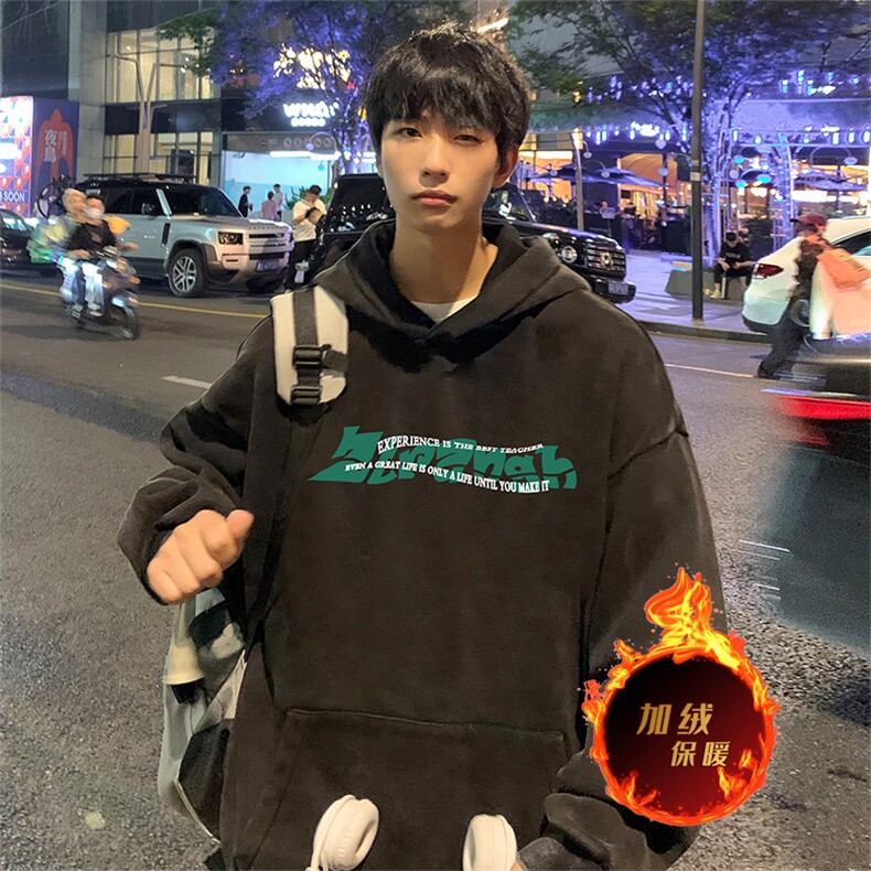 直播品质500克重磅美式做旧水洗卫衣SL1519-常规特P55加绒特P65,男装卫衣,电商A486