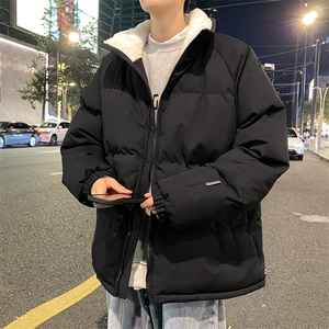港风冬季新款立领棉服中性情侣风潮牌百搭棉衣外套111-P75图片