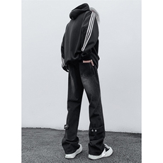 美式ins高街vibe重工艺水洗牛仔裤货号K2316P55，男装牛仔裤，电商A063