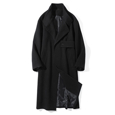 原创毛呢大衣男中长款风衣男长款大码男F729款P125立体3DD，男装风衣，星座401