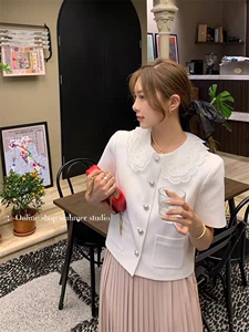 现货，娃娃领小香外套图片