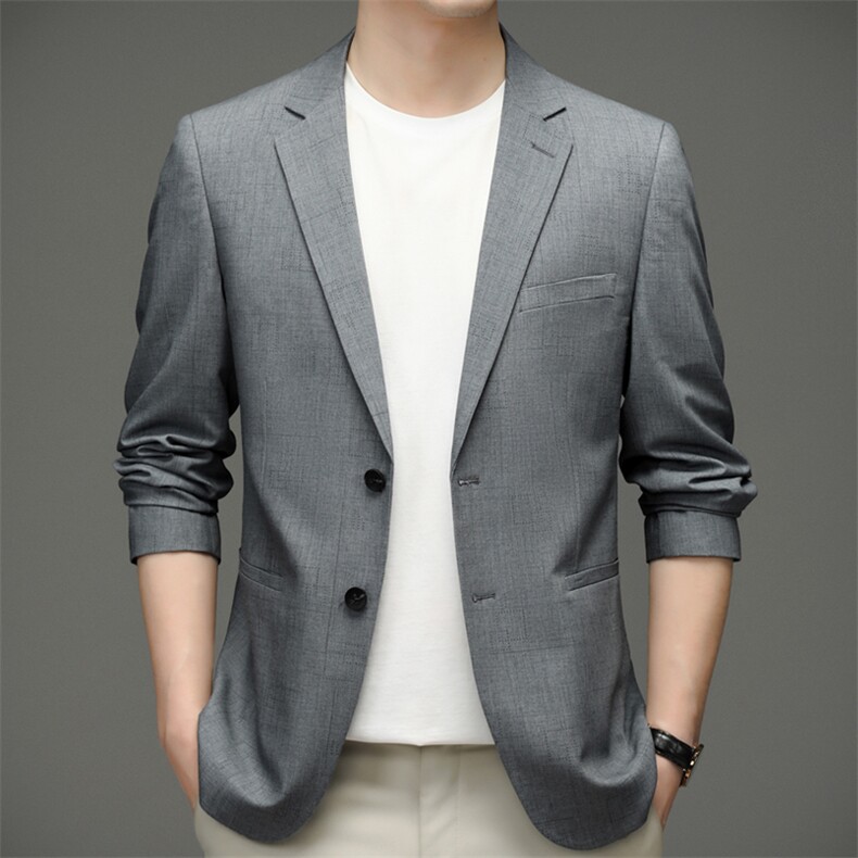 秋季新款西装男西服简约外套西服商务休闲小西装单西,男装西服,电商B360
