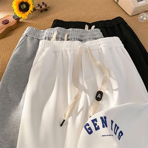 polo衫男潮流印花大码情侣套装T3540上衣33-DK8522裤子30【特价】图片