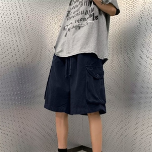 原宿九分裤哈伦裤潮流时尚潮牌日系潮男休闲裤纯色青春流行夏季图片