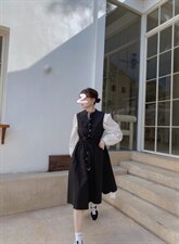 两件套马甲裙，女装马甲，驿谷