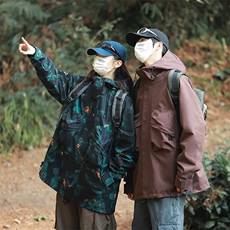 户外工装风口袋冲锋衣外套风衣男女连帽百搭休闲夹克2353-P70，男装夹克，星座1403A