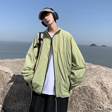 F224-P382024新款日系户外防晒衣春夏薄款宽松透气连帽外套现货，男装防晒衣，星座512-6